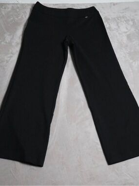New York & Company Dark Grey Wide-Leg Knit Trousers